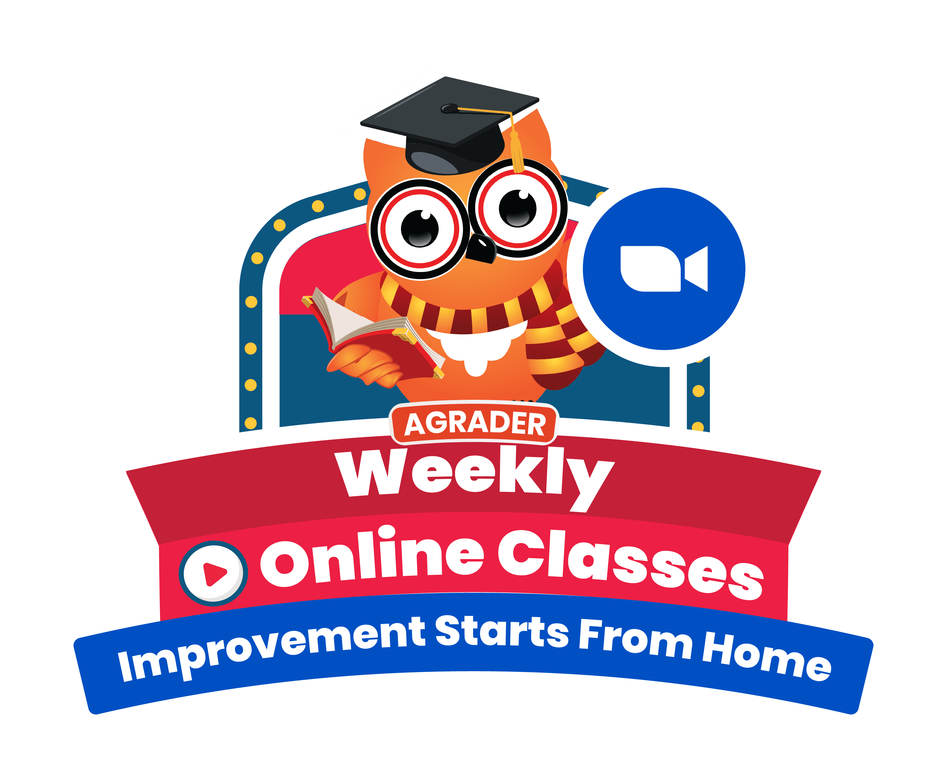 AGrader Weekly Online Classes mascot